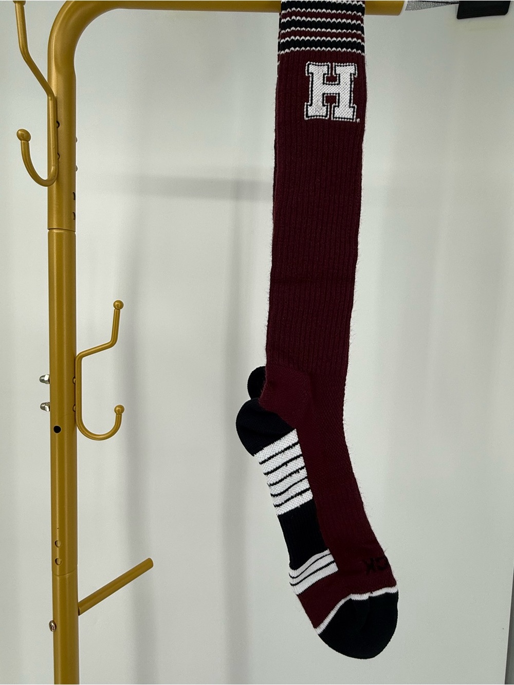 NWT Harvard Crimson TCK Collegiate Athletic Socks Large Made in USA